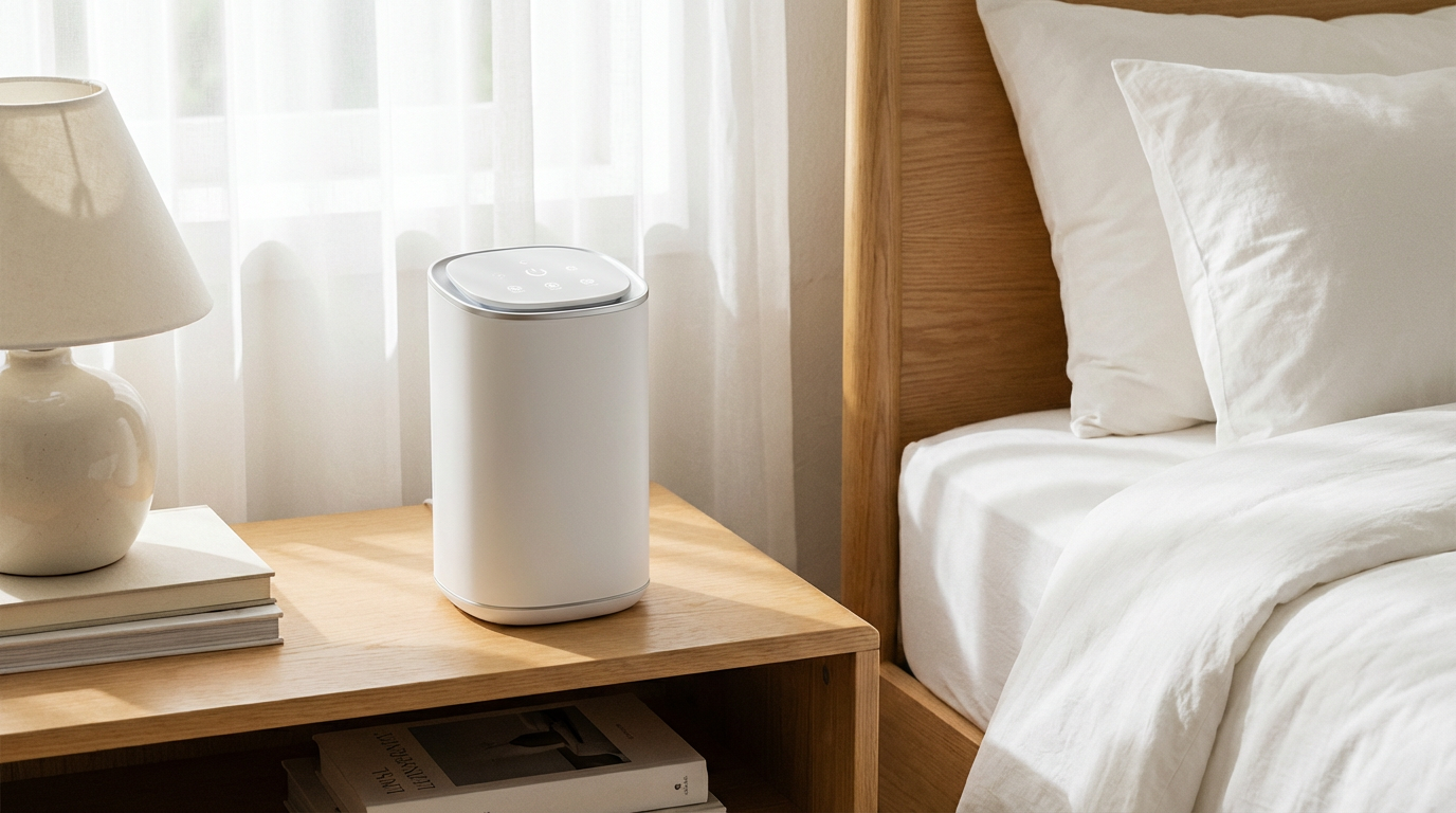 Sypialnia z jonizatorem Nuvair